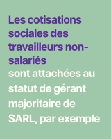 Cotisations sociales des travailleurs non-salariés 